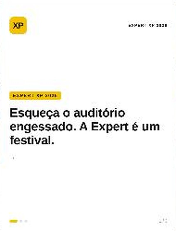 Carrossel: a Expert é um festival
